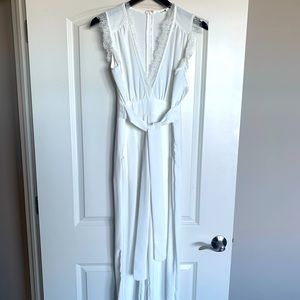 White pants jumpsuit